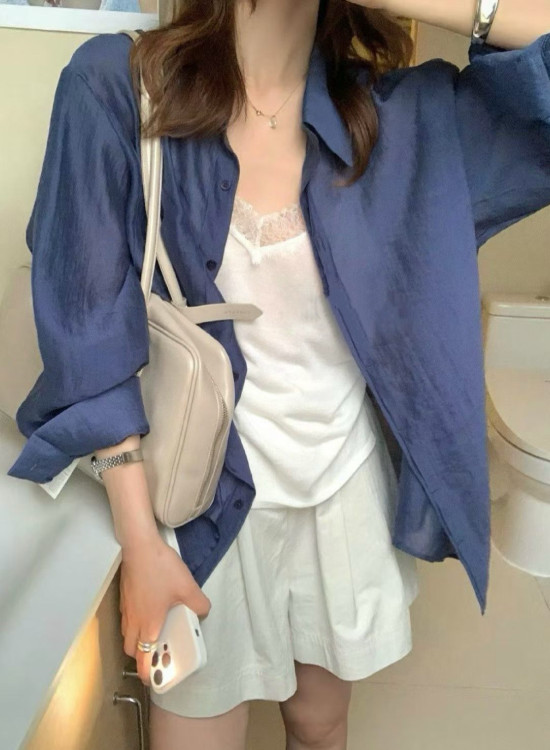 G84 亞麻防曬襯衫